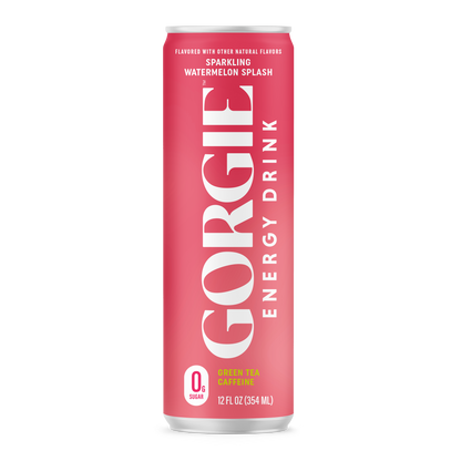 GORGIE Energy Drink - Sparkling Watermelon Splash - 12 Cans Pack Energy Drink GORGIE