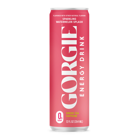 GORGIE Energy Drink - Sparkling Watermelon Splash - 12 Cans Pack Energy Drink GORGIE