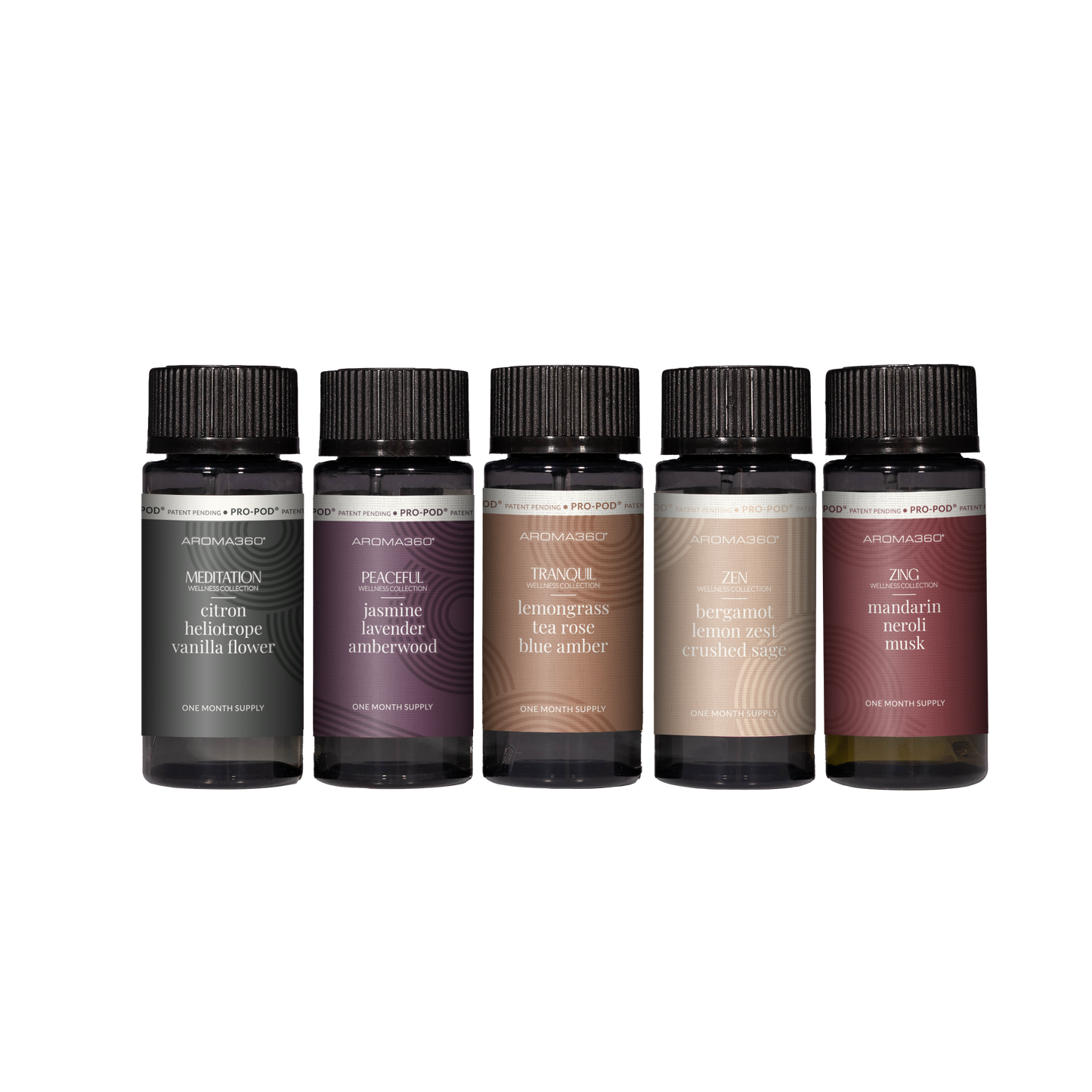 Aroma360 Wellness Collection Pro-Pod Discovery Set Scent Oil Discovery Set Aroma360