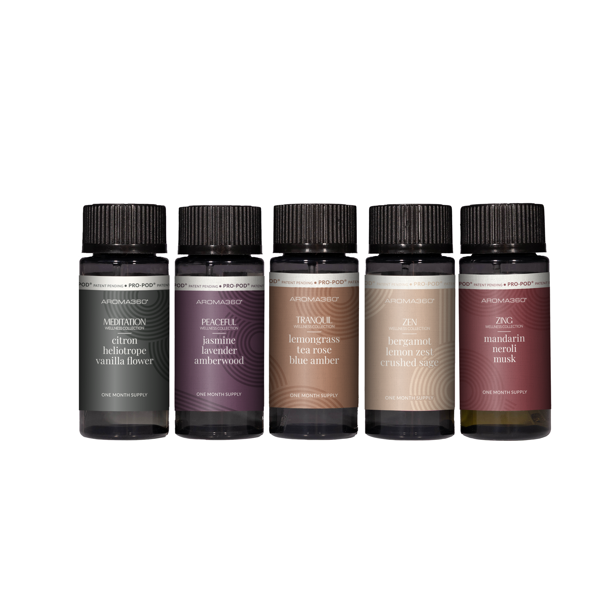 Aroma360 Wellness Collection Pro-Pod Discovery Set Scent Oil Discovery Set Aroma360