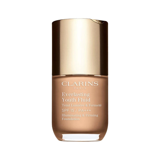 Fond de teint Clarins Everlasting Youth Fluid : obtenez un teint parfait et rajeuni grâce à une couvrance totale et des bienfaits anti-âge