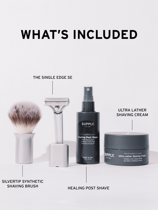 The SE Starter Set Shaving Bundle Supply