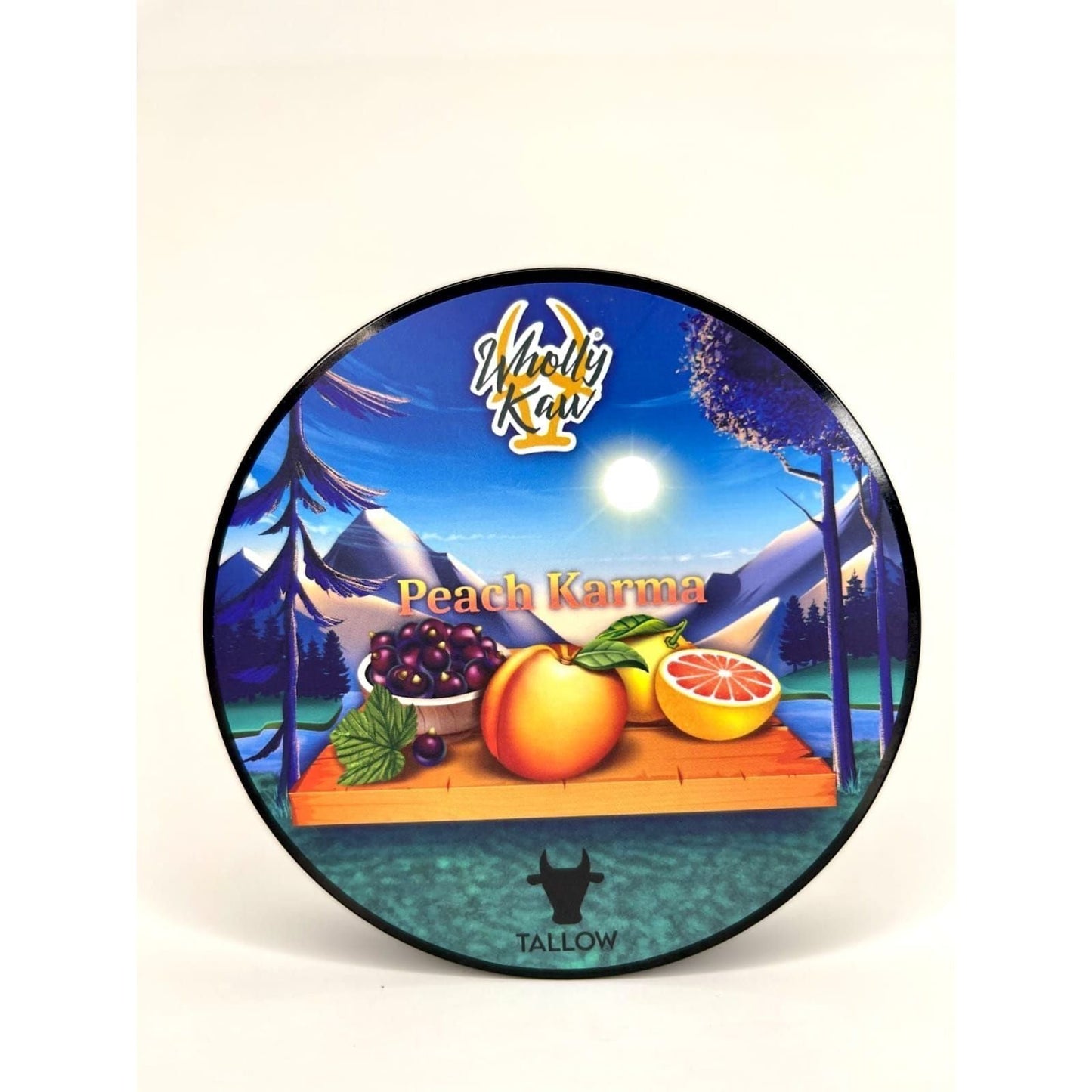 Wholly Kaw Peach Karma Shaving Collection Shaving Set Pasteur Pharmacy Tallow Shaving Soap 4 oz