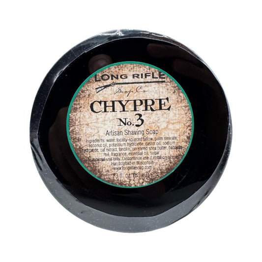 Long Rifle Soap Co. Chypre No.3 Shaving Collection Shaving Set Pasteur Pharmacy Container Pour Shaving Soap 3 oz