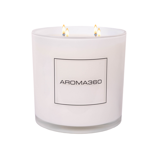 Aroma360 Black Velvet 4-Wick Candle Candle Aroma360 White