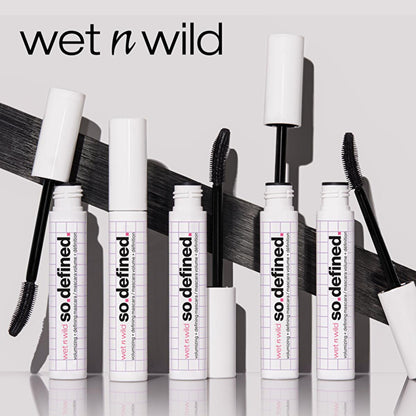 Máscara de pestañas Mega So Define Volumizing de wet n wild: volumen espectacular, definición y vitamina E para la salud de las pestañas