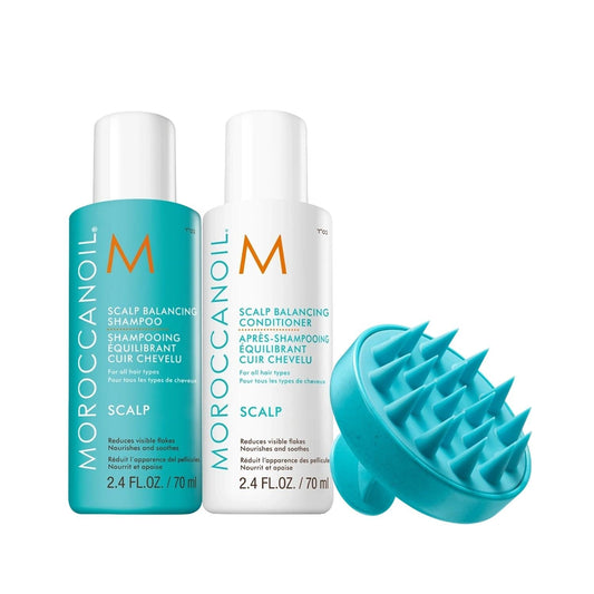Kit de descubrimiento del cuero cabelludo Moroccanoil 2024: kit de cuidado capilar completo para cuero cabelludo seco, con picazón y graso - El mejor tratamiento para un cabello saludable