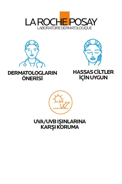 Protector solar facial La Roche-Posay Anthelios FPS50+: protección UVA/UVB para todo tipo de piel, antiedad, apto para piel sensible