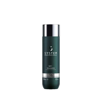 Shampooing Homme Cheveux, Corps et Barbe System Professional 250 ml