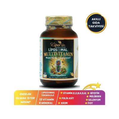 Complément multivitaminé liposomale Kiperin pour la santé de la peau, des cheveux et des ongles - 30 gélules