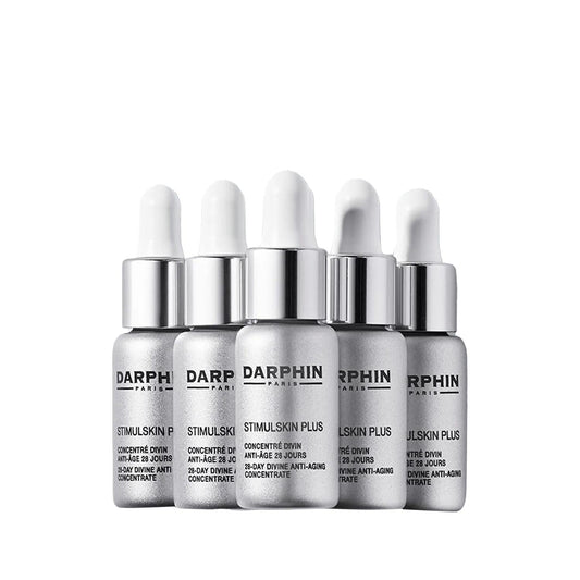 Darphin Stimulskin Plus Anti-Aging Skin Firming Treatment - Luxury Skincare Product in Travel-Sized 6x5ml Packaging