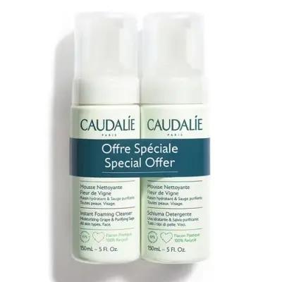 Caudalie Vinoclean: Gentle Facial Cleansing Foam - Makeup Remover for All Skin Types | Natural, Soap-Free, Revitalizing Face Wash (5.07 fl oz)