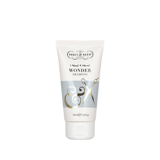 Percy & Reed I Need A Hero. Sulfate-Free Shampoo (50ml) - Gentle Cleansing for Sensitive Scalp, Travel Size Hair Care