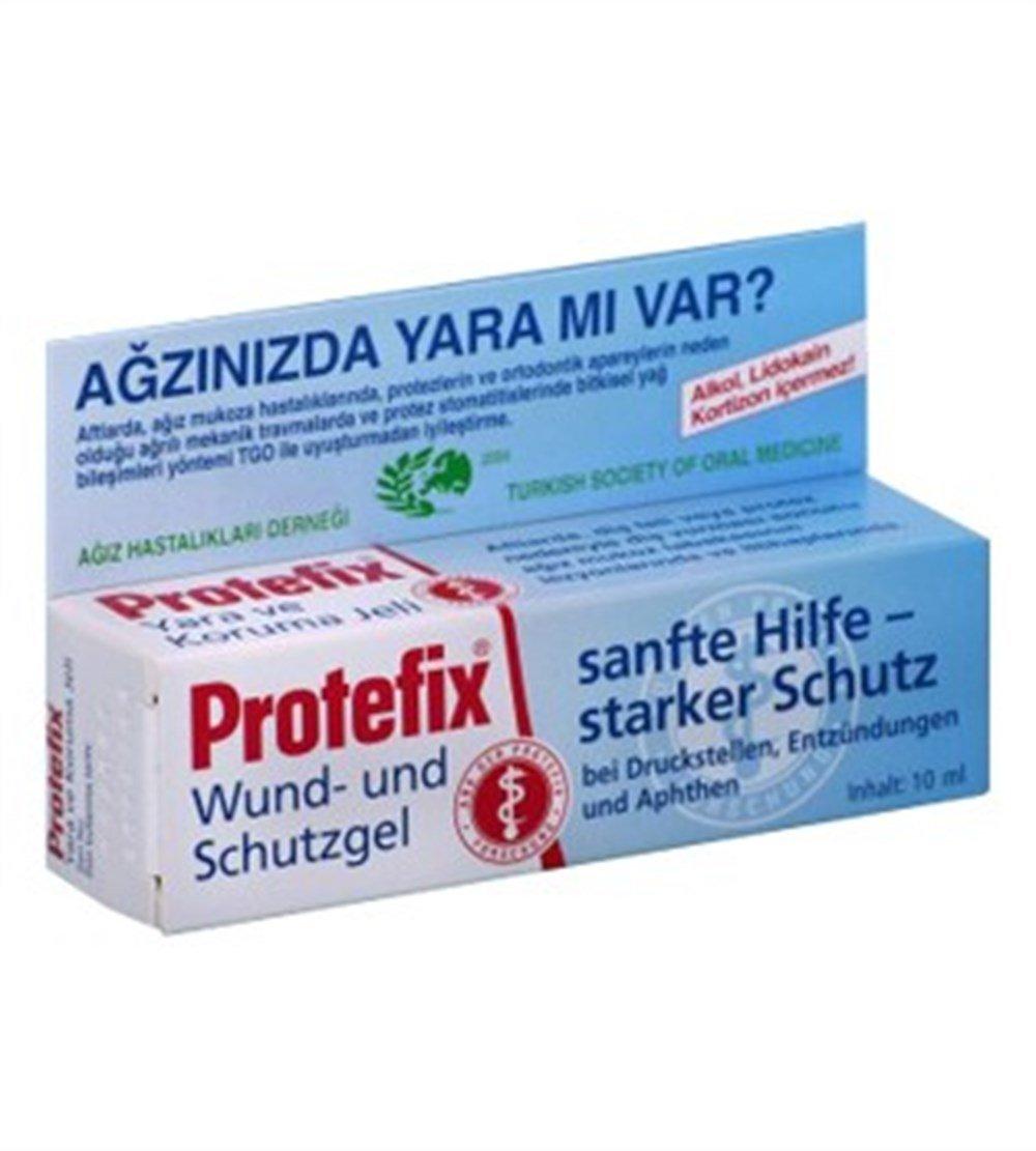 Protefix Denture Adhesive Gel - Soothing Oral Mucosa Protection with TGO & Aloe Vera