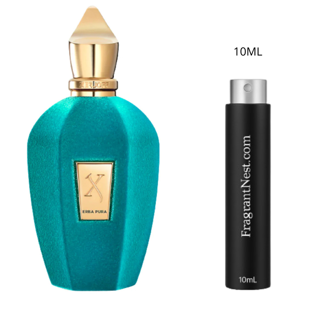 Xerjoff Erba Pura Eau De Parfum Travel Spray | Sample Fragrant Nest 10mL Glass Spray (150 Sprays)
