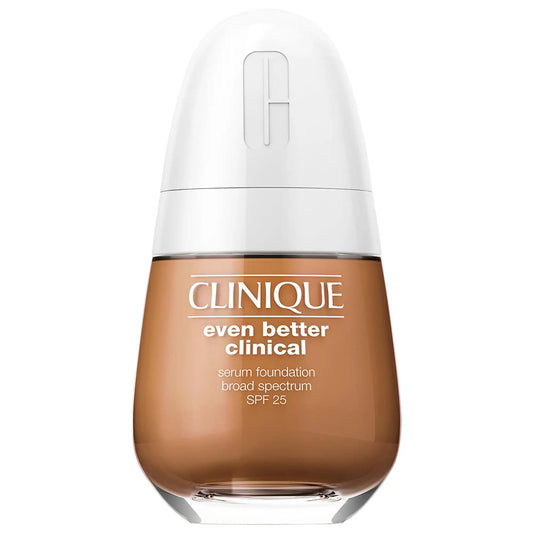 Clinique Even Better Clinical Serum Foundation FPS 25 - Fond de teint liquide au fini mat, couvrance totale et bienfaits anti-âge