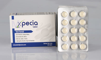 Xpecia para hombres 60 tabletas - Suplemento para la salud capilar | Salud masculina
