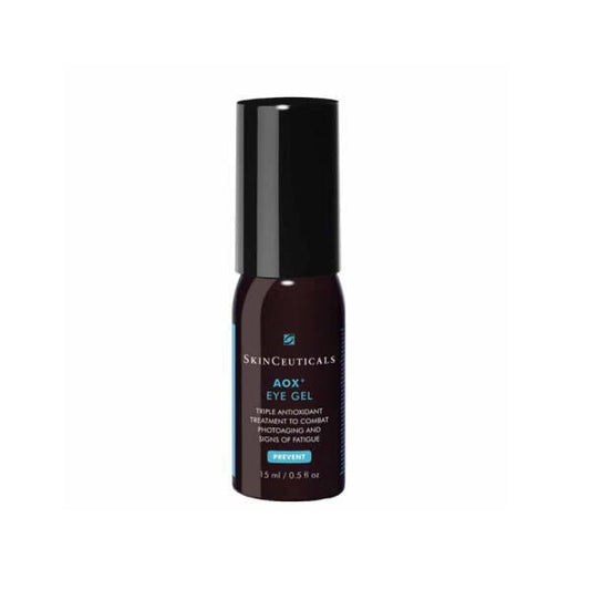 Skinceuticals AOX Eye Gel 15 ml - Gel contour des yeux anti-âge aux antioxydants, réduit les poches et les cernes
