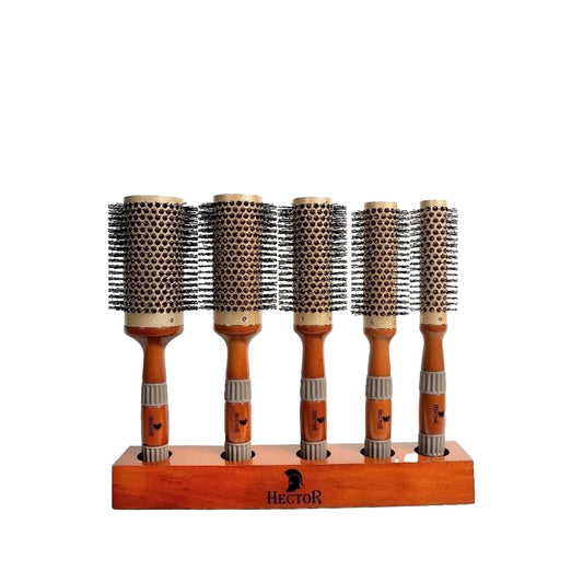 Hector Hair Brush Set - 5 Piece Vent Maxi Flow Detangling Brushes for Effortless Styling