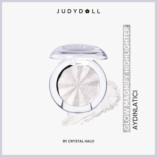 Judydoll Glow Magnify Highlighter for Radiant Shine 01 Crystal Halo