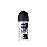 Nivea Men Black & White Invisible Fresh Roll-On Deodorant for Men - 50ml - Long Lasting Freshness