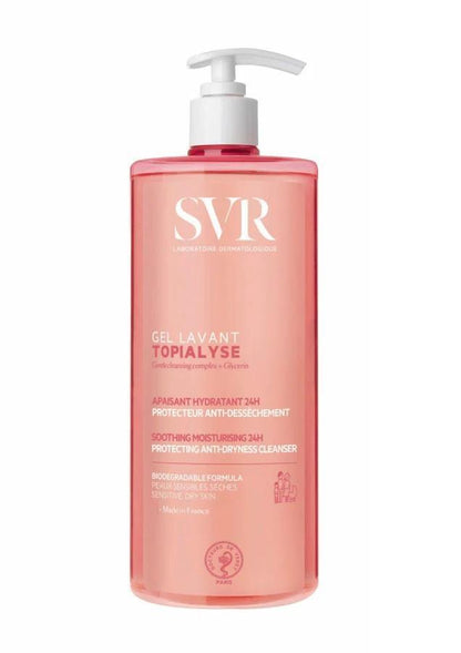 SVR Topialyse Gel Lavant Gel Limpiador para Piel Sensible - Limpiador suave, no irritante y apto para toda la familia