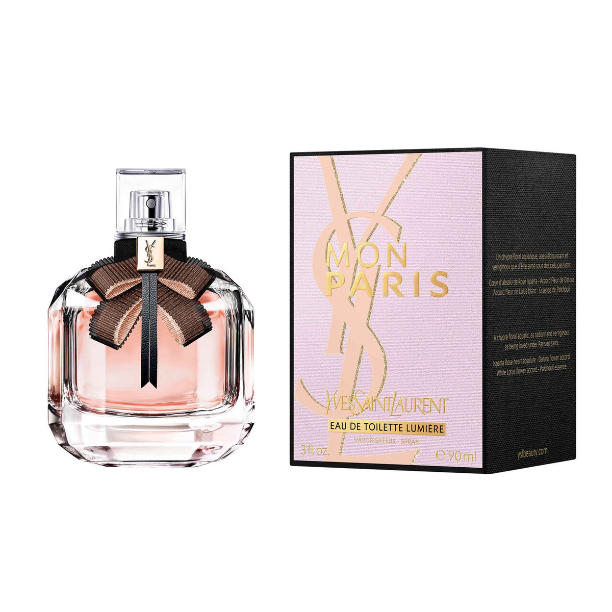 YSL MON PARIS LUMIERE 3 OZ EAU DE TOILETTE SPRAY FOR WOMEN
