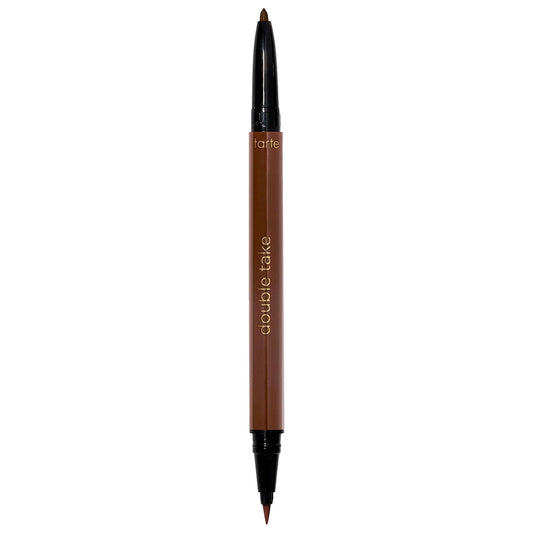 Tarte Cosmetics Double Take Eyeliner: Waterproof Liquid & Gel Pencil 2-in-1 - Long Wear, Vegan, Gluten-Free, Smudge-Proof Definition