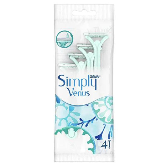 Rasoir jetable pour femme Gillette Venus Simply3 : peau douce et satinée, parfum sucre et baies hydratant Olay - paquet individuel