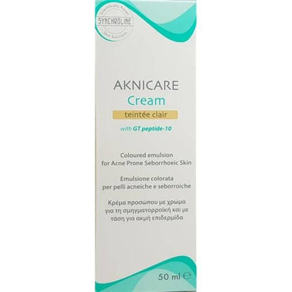 Crema hidratante con color Synchroline con ácido salicílico: control del acné e hidratación para pieles con tendencia acneica