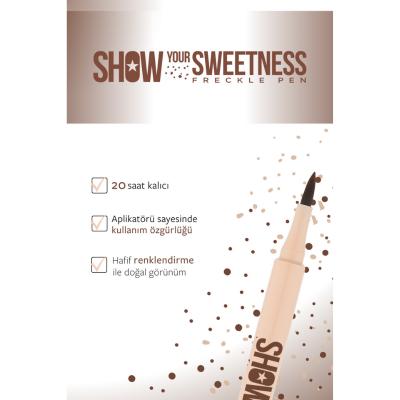 Pastel Show Your Sweetness Freckle Pen 1.1g - Maquillaje cosmético de pecas temporales para un look natural