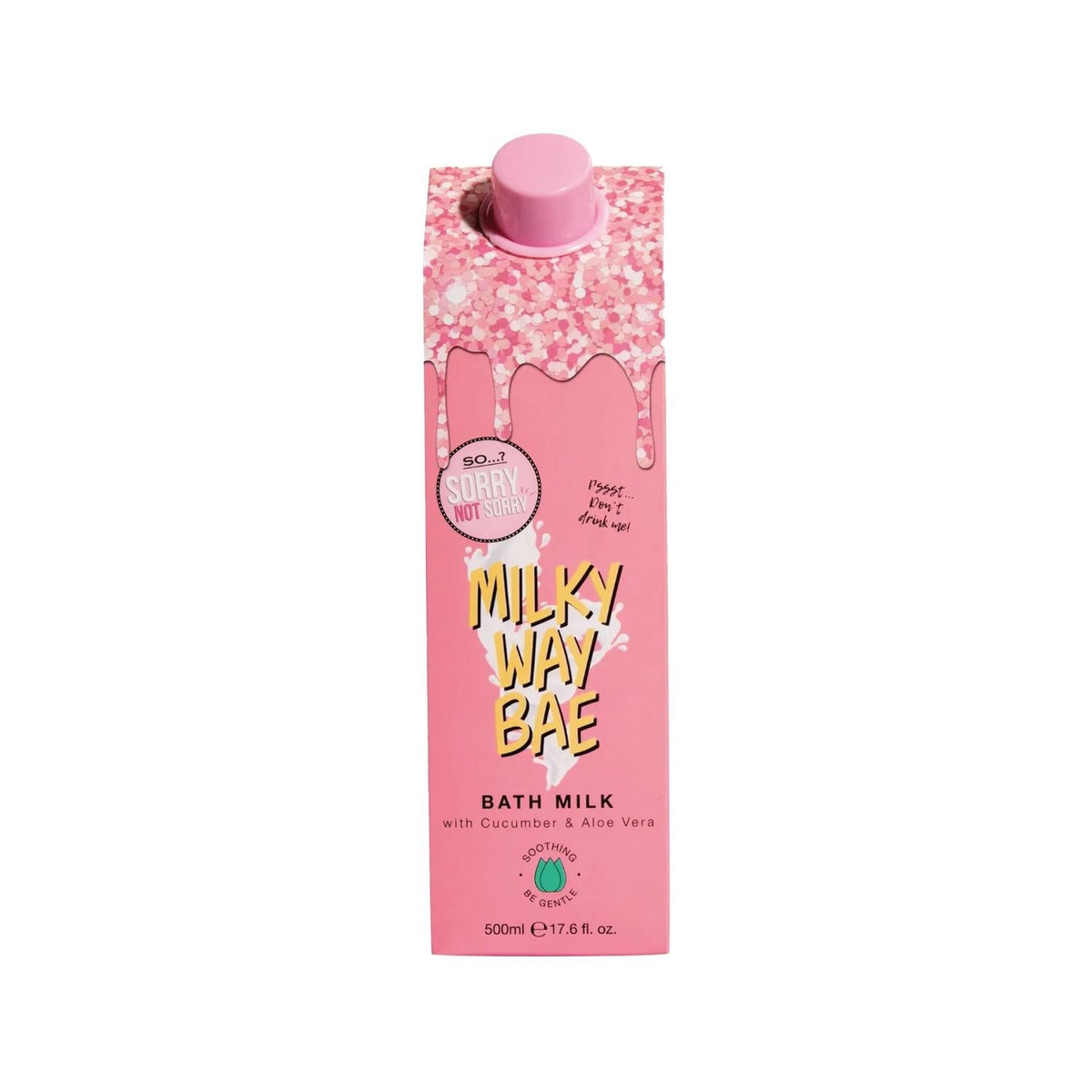 So...? Sorry Not Sorry Milk Vibes Bath Milk - Luxurious 500ml Moisturizing Bath Experience for Dry Skin
