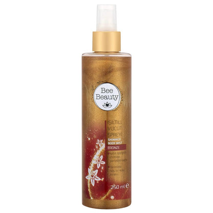 Spray corporal bronceado con brillo Bee Beauty para una luminosidad radiante 250 ml