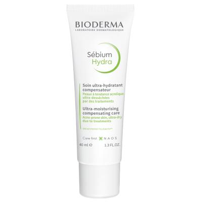 Bioderma Sébium Hydra: Crema hidratante facial intensa para pieles grasas, con tendencia acneica e irritadas | No comedogénico, reparación de la barrera cutánea
