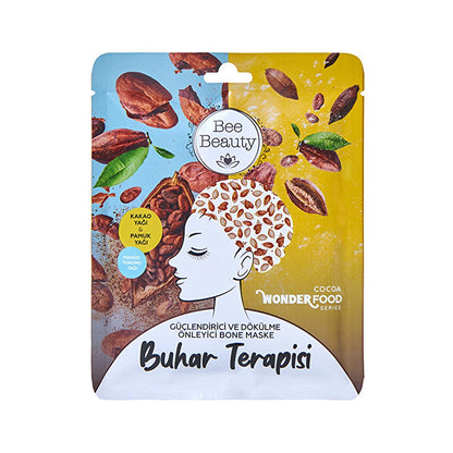 Mascarilla capilar con aroma a cacao Bee Beauty para fortalecer y prevenir la caída del cabello