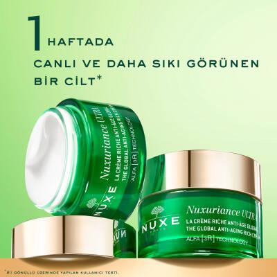 Crème visage anti-âge Nuxe Nuxuriance Ultra : hydratation riche pour peaux matures et sèches | Réduction des rides, raffermissante | Soin de la peau de luxe - 50 ml