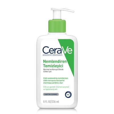 Nettoyant Hydratant CeraVe : Gel nettoyant visage doux à l'acide hyaluronique et aux céramides pour peaux sèches à sensibles - 236 ml