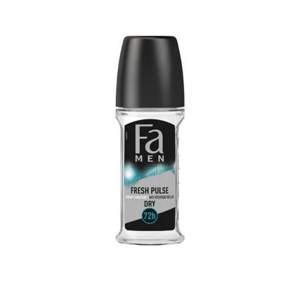 Fa Men Fresh Pulse Roll-on Deodorant for Men - 72-Hour Protection, Refreshing Scent, Easy Application | Men's Roll-on Deodorant, Long-Lasting Antiperspirant