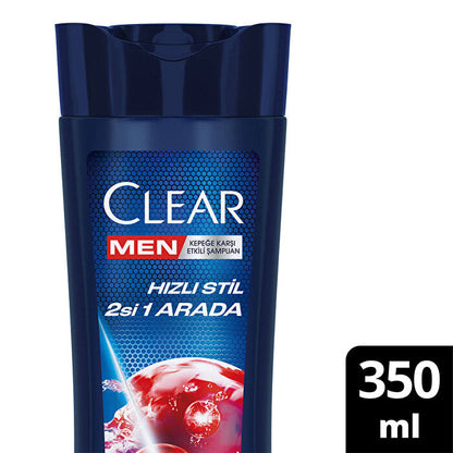 Champú anticaspa Clear Men - Tratamiento para el cuero cabelludo | 12 oz fl