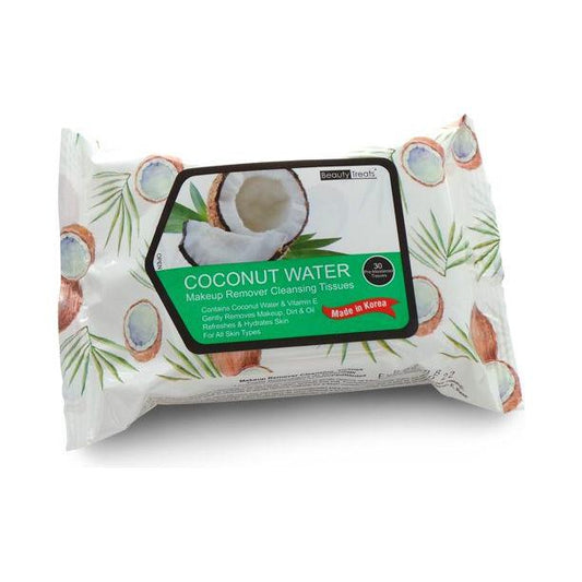 Beauty Treats Coconut Water Makeup Remover Cleaning Tissues 30 ct Makeup Remover Cleaning Tissues Pasteur Pharmacy