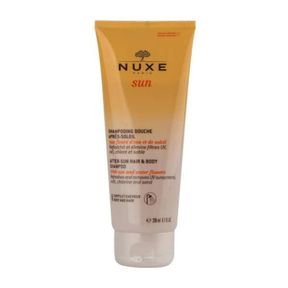 Champú para el cabello y cuerpo Nuxe After Sun - Limpieza suave sin parabenos para piel y cabello