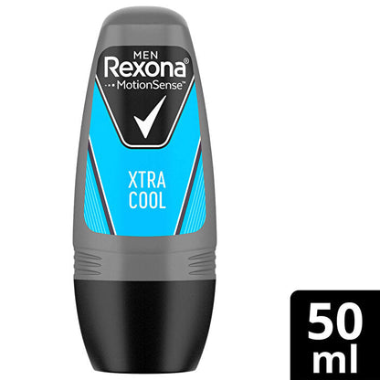 Rexona Men Roll On Extra Cool 50ml - Desodorante de larga duración | Aroma fresco
