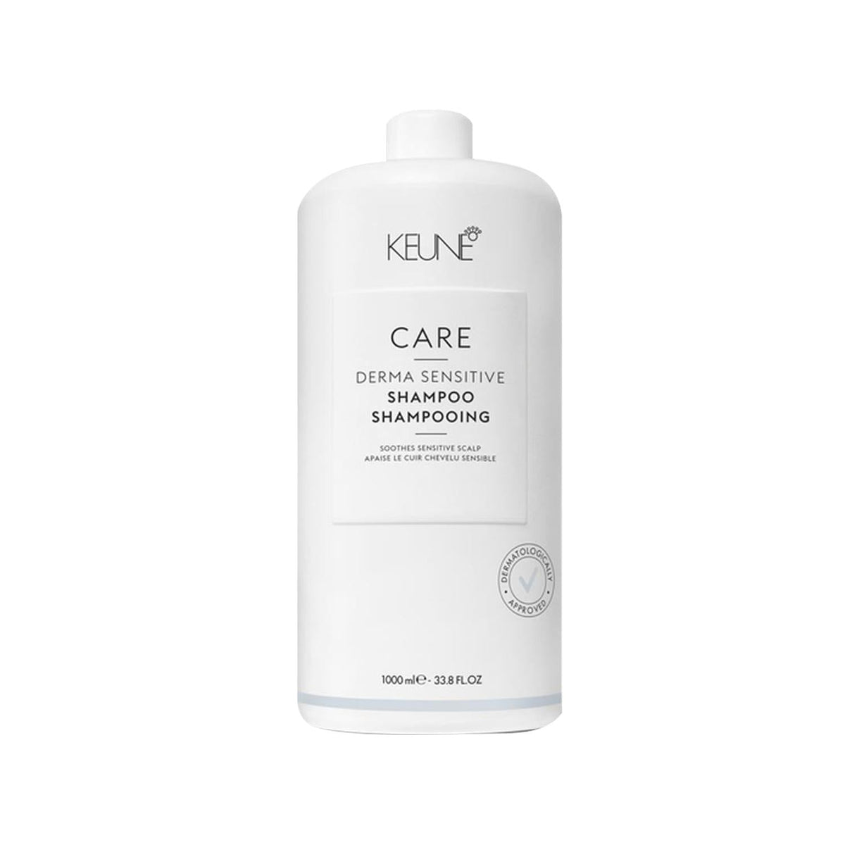 Keune Derma Sensitive Shampoo for Sensitive Scalp - Gentle Care, 1000ml Large Capacity