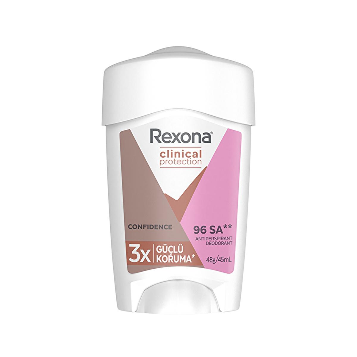 Rexona Clinical Protection Women's Deodorant Stick - 96 Hour Protection, Long-Lasting Antiperspirant for Active Women