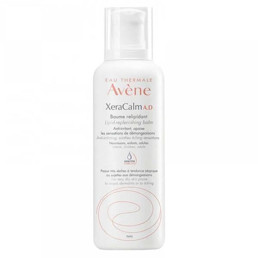 Avene XeraCalm A.D Moisturizing Balm - Relipidant Moisturizing Balm for Dry Skin Relief, Fragrance-Free Skincare, 400ml