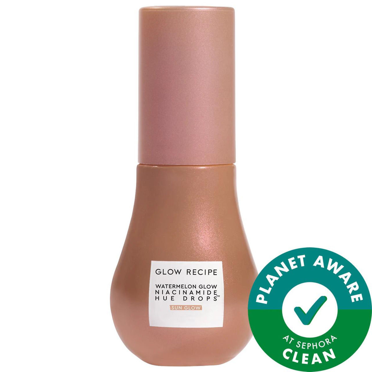 Watermelon Glow: Mini Niacinamide Hue Drops Sun Glow Serum - Brighten Skin, Reduce Redness, Hydrate & Even Skin Tone