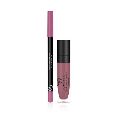 Golden Rose Kit de Labios Mate Rosa Rubor