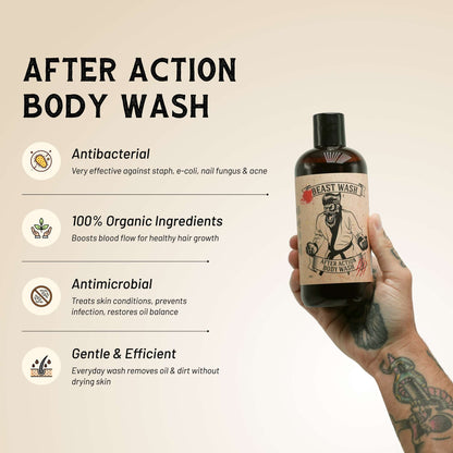 Gel douche après effort