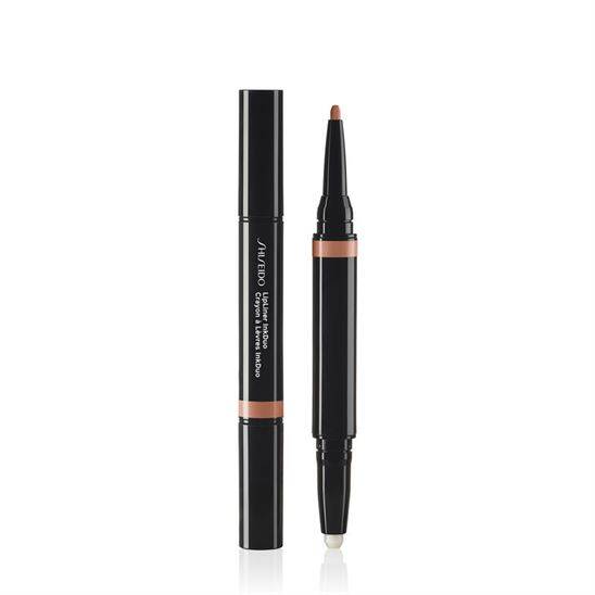 Delineador de labios Shiseido LipLiner InkDuo 02 Beige, 2 en 1 (prebase y delineador), 1.1 g
