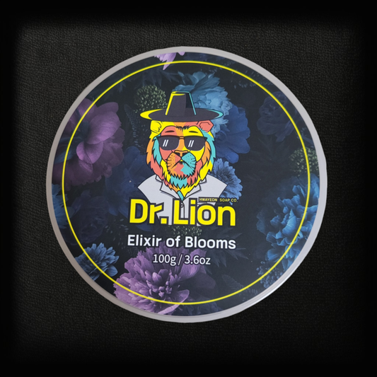 Dr. Lion Elixir of Blooms Shaving Collection Shaving Set Pasteur Pharmacy Shaving Soap 3.6 oz